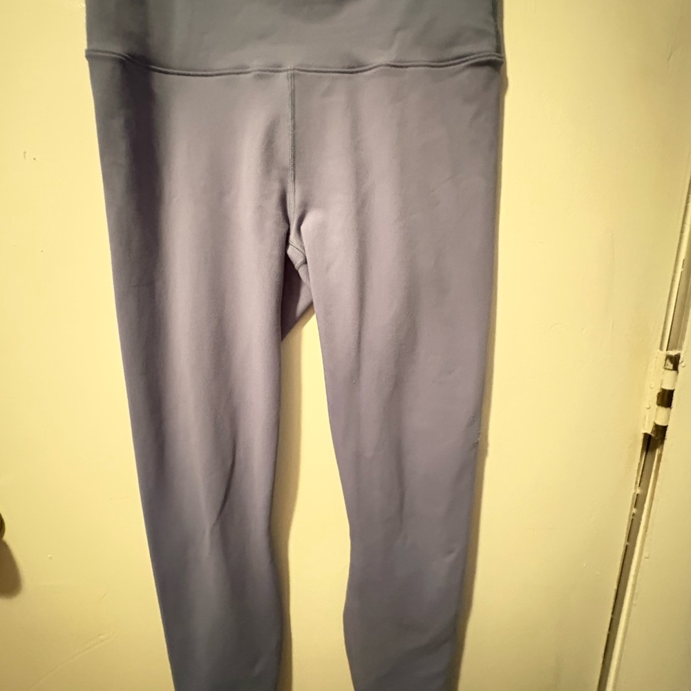Fabletics Blue High-Waist Crisscross Pocket Leggings - Picture 6 of 7
